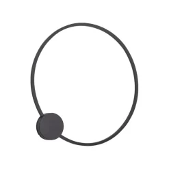 QAZQA Esszimmerlampen|Wohnzimmerlampen*Design Wandleuchte Schwarz 67cm inkl. LED 3-Stufen Dimmbar - Anello