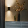 QAZQA Wandleuchten|Wohnzimmerlampen*Design Wandleuchte Schwarz mit Gold GU10 50mm - Sab