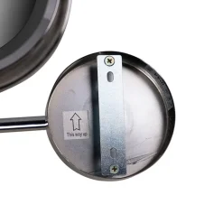 QAZQA Badezimmerlampen|Spiegel Mit Beleuchtung*Design Wandspiegel Chrom inkl. LED dunkel bis warm einstellbar IP44 - Vicino