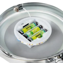 QAZQA Badezimmerlampen|Spiegel Mit Beleuchtung*Design Wandspiegel Chrom inkl. LED dunkel bis warm einstellbar IP44 - Vicino