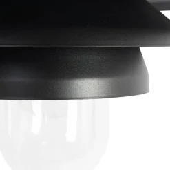 QAZQA Gartenbeleuchtung|Deckenleuchten Außen*Design-Außen-Deckenleuchte schwarz IP44 - Morty