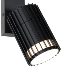 QAZQA Gartenbeleuchtung|Deckenleuchten Außen*Design-Außen-Deckenstrahler schwarz IP44 - Boris