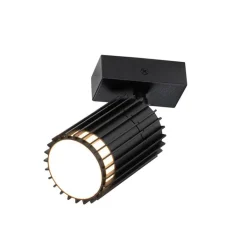 QAZQA Gartenbeleuchtung|Deckenleuchten Außen*Design-Außen-Deckenstrahler schwarz IP44 - Boris