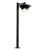 QAZQA Gartenbeleuchtung|Stehlampen Außen*Design-Außenpoller schwarz 100 cm IP44 - Morty