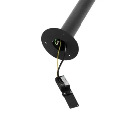 QAZQA Gartenbeleuchtung|Stehlampen Außen*Design-Außenpoller schwarz 100 cm IP44 - Morty