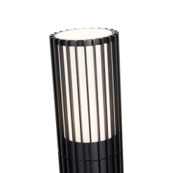 QAZQA Gartenbeleuchtung|Stehlampen Außen*Design-Außenpollerleuchte schwarz 80 cm IP44 - Boris