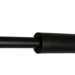 QAZQA Gartenbeleuchtung|Stehlampen Außen*Design-Außenstehleuchte schwarz IP44 mit weißem Schirm - Robbert