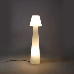 QAZQA Gartenbeleuchtung|Stehlampen Außen*Design-Außenstehleuchte weiß IP44 - Katrijn