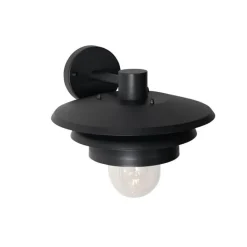 QAZQA Gartenbeleuchtung|Außenwandleuchten*Design-Außenwandleuchte schwarz IP44 - Morty