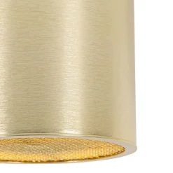 QAZQA Deckenstrahler|Aufbaustrahler*Design-Aufbaustrahler Gold GU10 111mm - Impact Honey