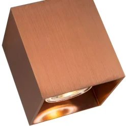 QAZQA Deckenstrahler|Aufbaustrahler*Design-Aufbaustrahler Kupfer GU10 50mm - Qubo