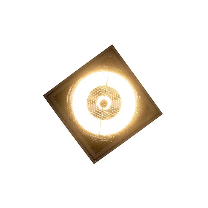 QAZQA Deckenstrahler|Aufbaustrahler*Design-Aufbaustrahler schwarz GU10 111mm - Box Honey