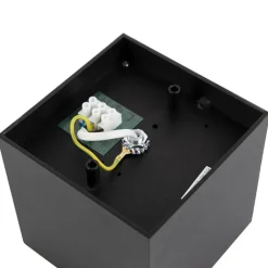 QAZQA Deckenstrahler|Aufbaustrahler*Design-Aufbaustrahler schwarz GU10 111mm - Box Honey