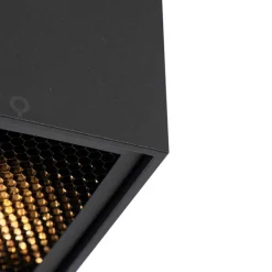 QAZQA Deckenstrahler|Aufbaustrahler*Design-Aufbaustrahler schwarz GU10 50mm - Qubo Honey