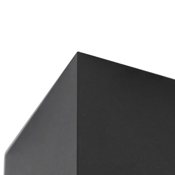 QAZQA Deckenstrahler|Aufbaustrahler*Design-Aufbaustrahler schwarz GU10 50mm - Qubo Honey