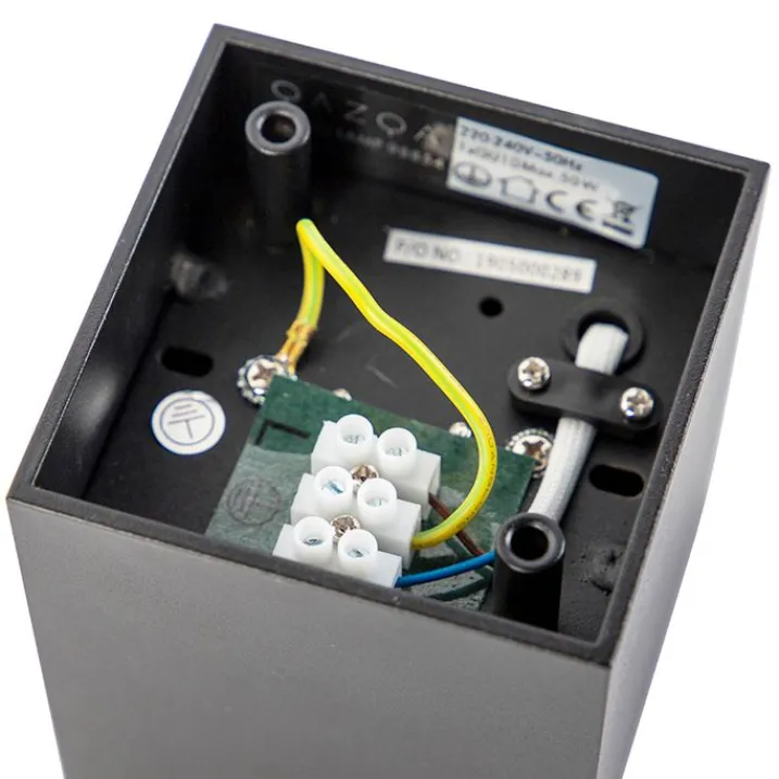 QAZQA Deckenstrahler|Aufbaustrahler*Design-Aufbaustrahler schwarz GU10 50mm - Qubo Honey