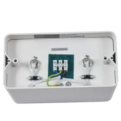 QAZQA Deckenstrahler|Aufbaustrahler*Design-Aufbaustrahler weiß GU10 70mm 2-flammig dreh- und schwenkbar - Vox