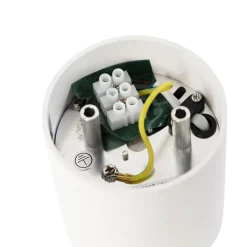 QAZQA Schlafzimmerlampen|Küchenlampen*Design-Aufbaustrahler weiß GU10 50mm - Tubo Honey