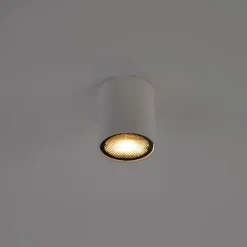 QAZQA Schlafzimmerlampen|Küchenlampen*Design-Aufbaustrahler weiß GU10 50mm - Tubo Honey