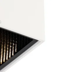 QAZQA Deckenstrahler|Aufbaustrahler*Design-Aufbaustrahler weiß GU10 111mm - Box Honey