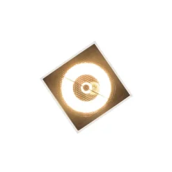 QAZQA Deckenstrahler|Aufbaustrahler*Design-Aufbaustrahler weiß GU10 111mm - Box Honey