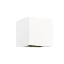 QAZQA Deckenstrahler|Aufbaustrahler*Design-Aufbaustrahler weiß GU10 111mm - Box Honey