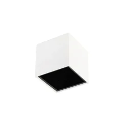 QAZQA Deckenstrahler|Aufbaustrahler*Design-Aufbaustrahler weiß GU10 111mm - Box Honey