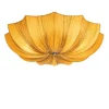 Kinder QAZQA Kinderzimmerlampen|Deckenleuchten*Design-Deckenlampe Gold Silk 52 cm 3-flammig - Plu