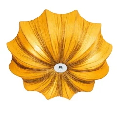 Kinder QAZQA Kinderzimmerlampen|Deckenleuchten*Design-Deckenlampe Gold Silk 52 cm 3-flammig - Plu