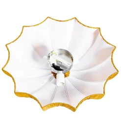 Kinder QAZQA Kinderzimmerlampen|Deckenleuchten*Design-Deckenlampe Gold Silk 52 cm 3-flammig - Plu