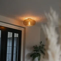 QAZQA Schlafzimmerlampen|Küchenlampen*Design-Deckenleuchte gold oval - Sarella