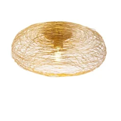 QAZQA Schlafzimmerlampen|Küchenlampen*Design-Deckenleuchte gold oval - Sarella
