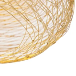 QAZQA Schlafzimmerlampen|Küchenlampen*Design-Deckenleuchte gold oval - Sarella