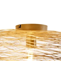 QAZQA Schlafzimmerlampen|Küchenlampen*Design-Deckenleuchte gold oval - Sarella