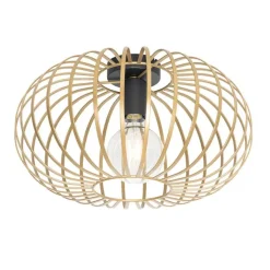 QAZQA Deckenleuchten|Wohnzimmerlampen*Design-Deckenleuchte gold 39 cm - Johanna