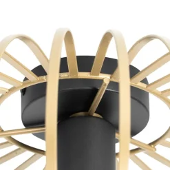 QAZQA Deckenleuchten|Wohnzimmerlampen*Design-Deckenleuchte gold 39 cm - Johanna