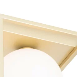 QAZQA Deckenleuchten|Wohnzimmerlampen*Design-Deckenleuchte Gold mit Weiß - Aniek