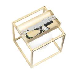 QAZQA Deckenleuchten|Wohnzimmerlampen*Design-Deckenleuchte Gold mit Weiß - Aniek