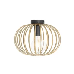 QAZQA Deckenleuchten|Wohnzimmerlampen*Design-Deckenleuchte Gold 30 cm - Johanna