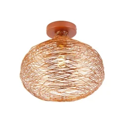 QAZQA Deckenleuchten|Wohnzimmerlampen*Design-Deckenleuchte Kupfer - Sarella