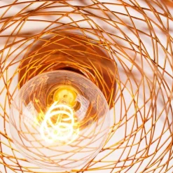 QAZQA Deckenleuchten|Wohnzimmerlampen*Design-Deckenleuchte Kupfer - Sarella