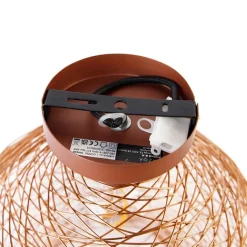 QAZQA Deckenleuchten|Wohnzimmerlampen*Design-Deckenleuchte Kupfer - Sarella