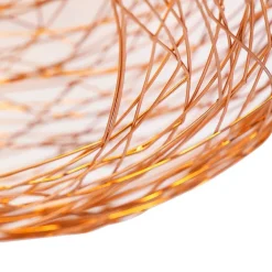 QAZQA Schlafzimmerlampen|Küchenlampen*Design-Deckenleuchte Kupfer oval - Sarella