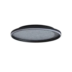 QAZQA Schlafzimmerlampen|Küchenlampen*Design-Deckenleuchte Schwarz mit Filz inkl. LED 3-Stufen-Dimmbar - Xavi Felt