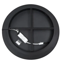 QAZQA Schlafzimmerlampen|Küchenlampen*Design-Deckenleuchte Schwarz mit Weiß inkl. LED 3-Stufen-Dimmbar - Xavi