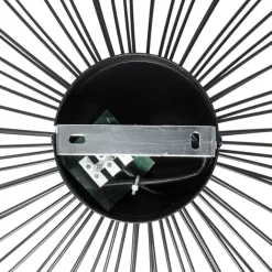 QAZQA Schlafzimmerlampen|Küchenlampen*Design-Deckenleuchte schwarz mit doppeltem Schirm 66cm - Pua