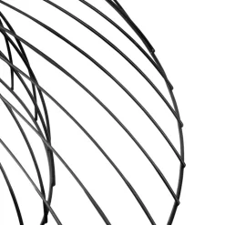 QAZQA Schlafzimmerlampen|Küchenlampen*Design-Deckenleuchte schwarz mit doppeltem Schirm 66cm - Pua