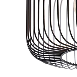 QAZQA Deckenleuchten|Wohnzimmerlampen*Design-Deckenleuchte schwarz Draht 31,5 cm - Baya