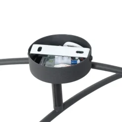 QAZQA Deckenstrahler|Aufbaustrahler*Design-Deckenleuchte Schwarz mit Gold 4-flammig - Noud