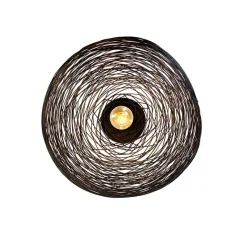 QAZQA Deckenleuchten|Wohnzimmerlampen*Design-Deckenleuchte schwarz oval - Sarella